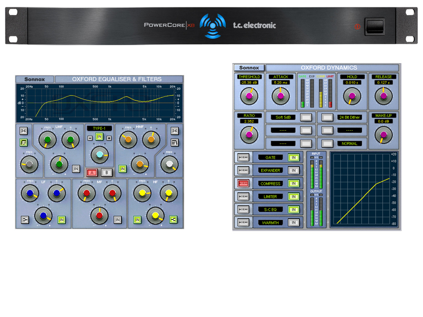 The Oxford EQ and Dynamics processors are included.